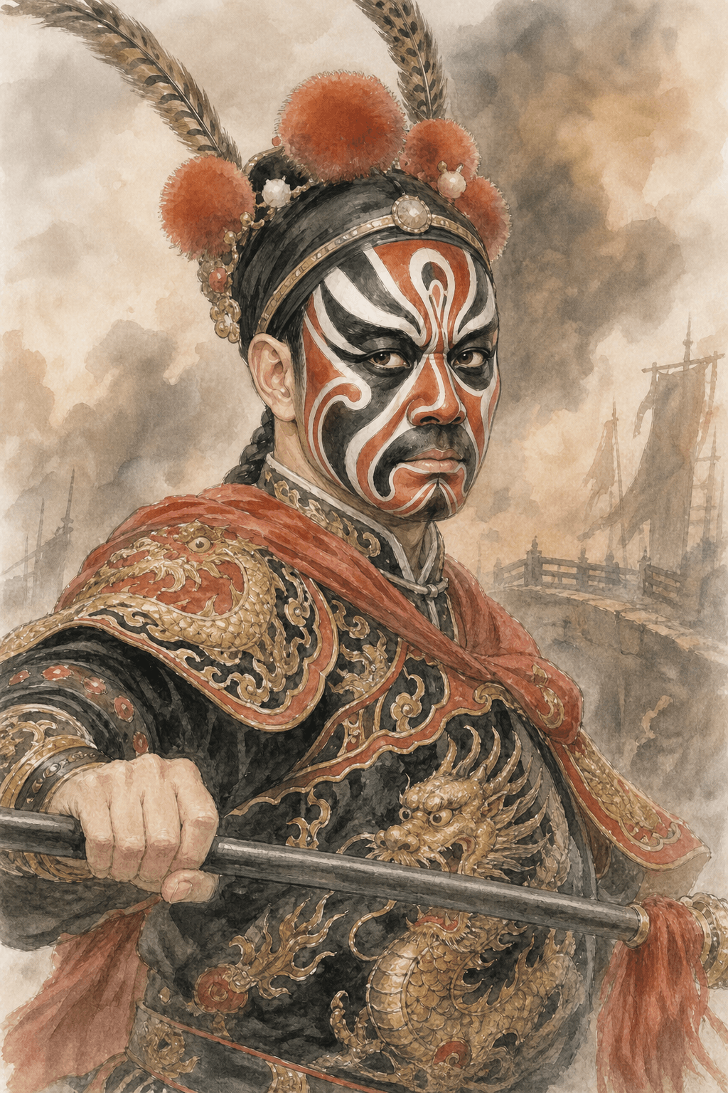 賀重山 makeup